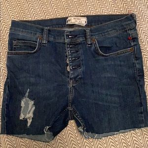 Free People Jean shorts